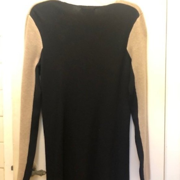 60s Look Color Block Knit Dress Size M - Picture 2 of 3